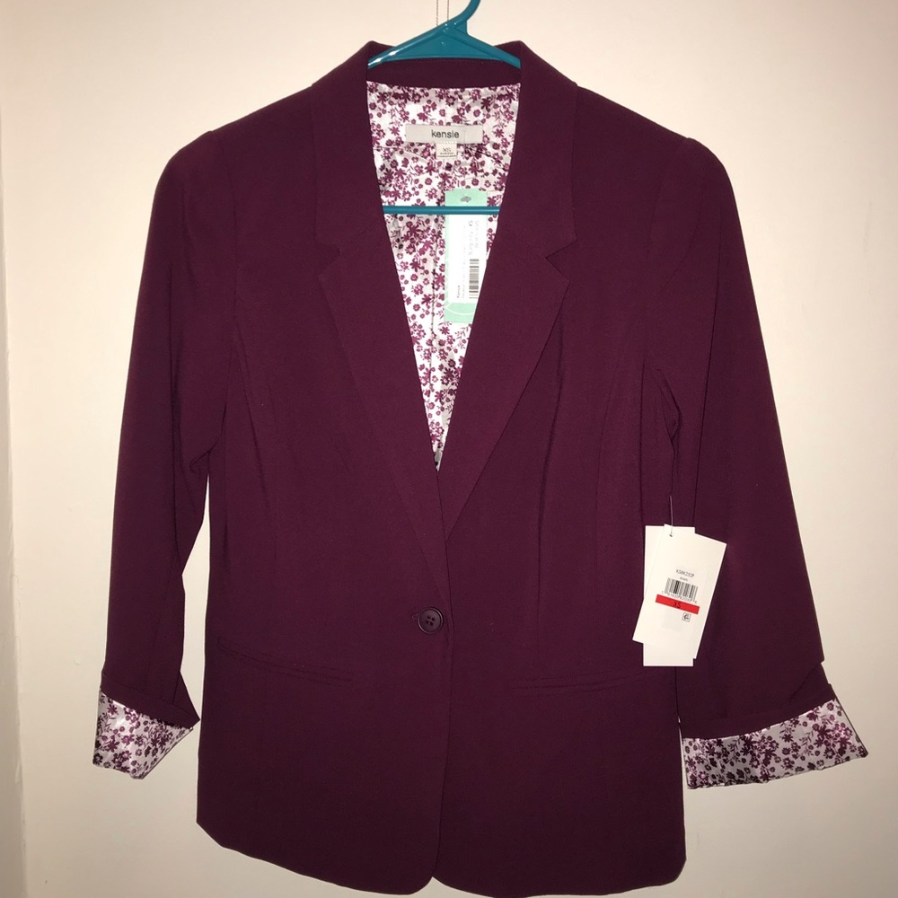 Burgundy Kenzie Blazer